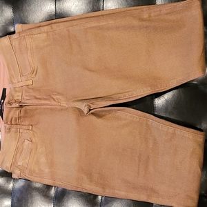 Joes metallic gold jeans stretch size 26